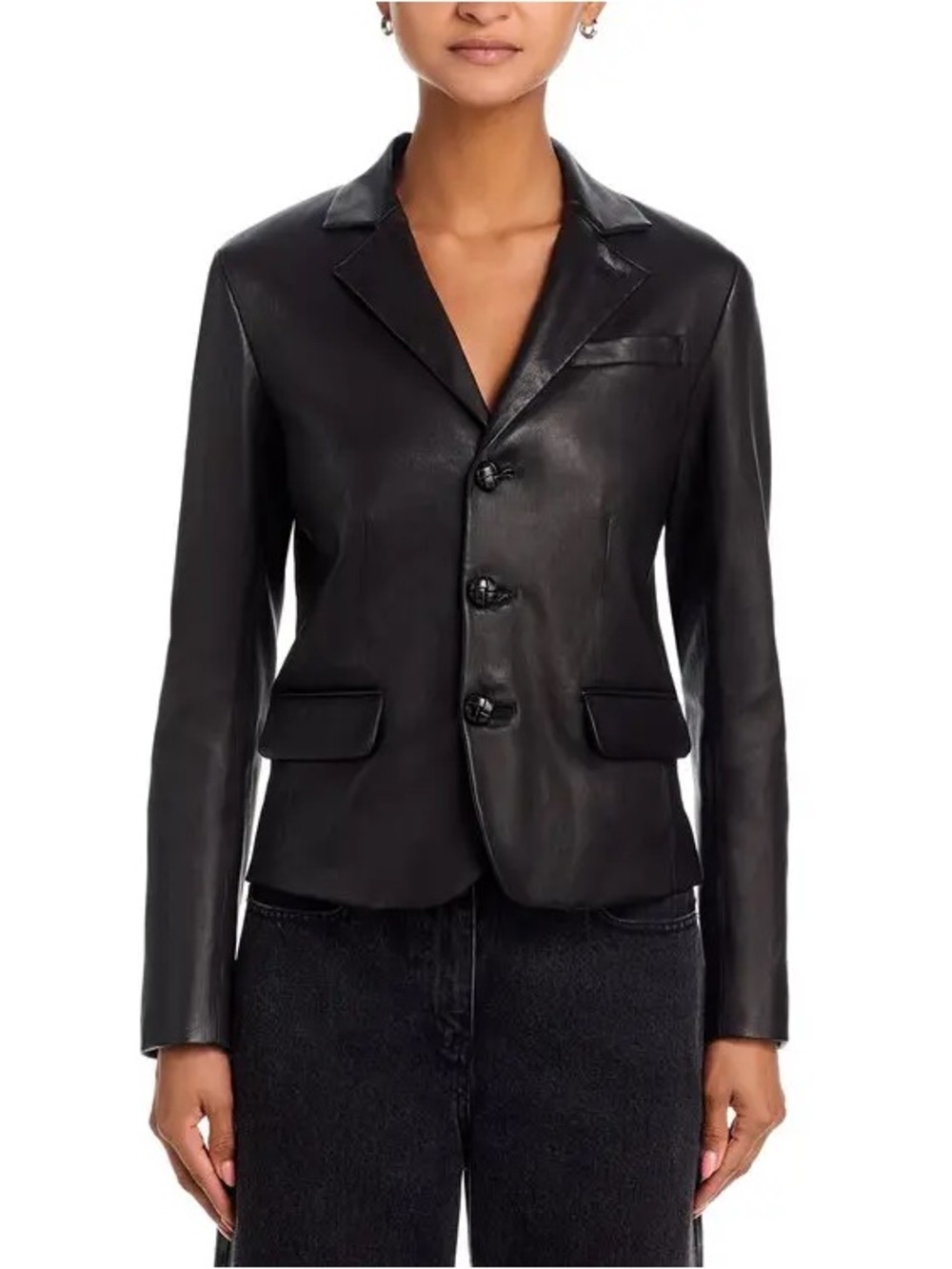 FRAME " THE LEATHER SMART BLAZER" ***********SIZE: 8